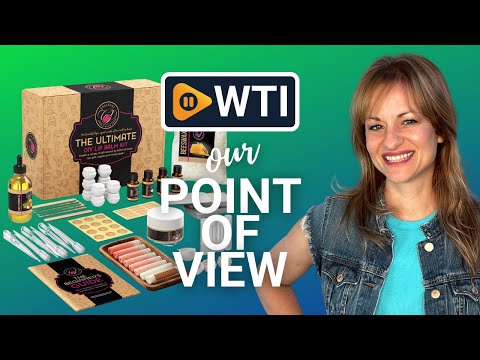 CraftZee Lip Balm Making Kit - DIY Lip Gloss Kit with Natural Beeswax - WTI product video review