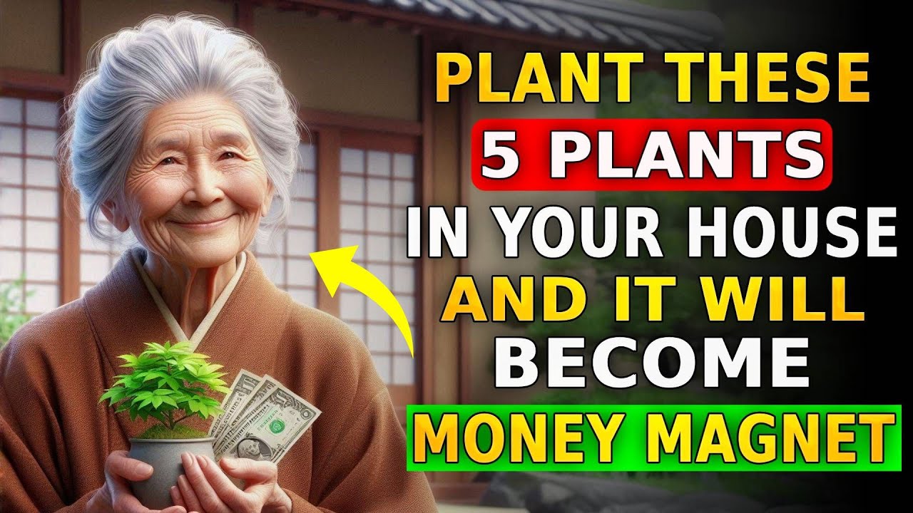 Plant These 5 Plants in Your Home NOW & ATTRACT Wealth, Prosperity, & Abundance | Buddhist Teachings