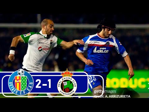 Summary Getafe 2-1 Racing Santander LaLiga2007/08