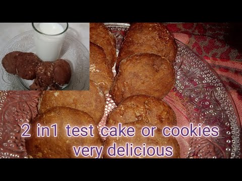 Cake bhi or cookies bhi two in one test|ek chiz se do test#kitchenwithnafisascreationsforyou
