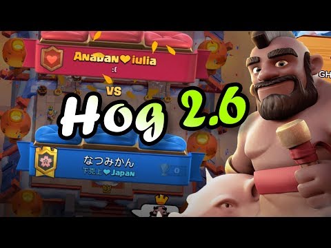 JACK'Brother  vs Anaban 👈Hog cycle 6900 gameplays - clash Royale