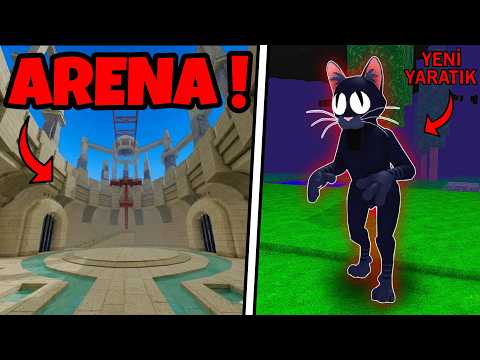YENİ KEDİ CANAVARI ?? ARENA GÜNCELLEMESİ EFSANE OP! - Roblox Ormanda 99 Gece