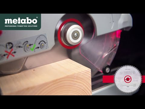 Metabo Elektrinės skersinio pjovimo staklės Metabo KGSV 72 Xact 1800W 216mm, 305x72mm video