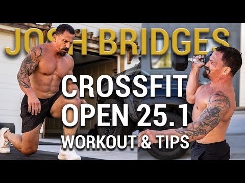 Josh Bridges Takes on CrossFit Open 25.1 – Can He Beat Rich Froning? Tips & Strategy!