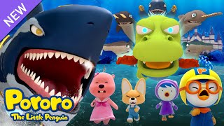 Download lagu Pororo Movie - Mysterious Adventure to Shark Castle | Movie for Children | Pororo Shark Adventure mp3