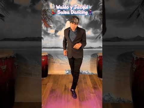 Salsa Basic Left Turn | Salsa Men Styling Online | Side View | Waldo y Jacqui
