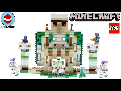 Vidéo LEGO Minecraft 21250 : La forteresse du golem de fer
