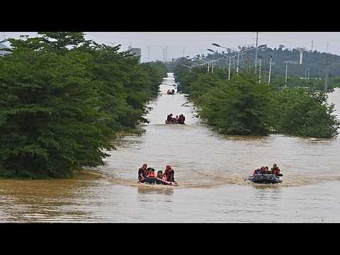 Video Thumbnail: Südchina: tödliche Fluten hinterlassen Schlamm und Trümmer