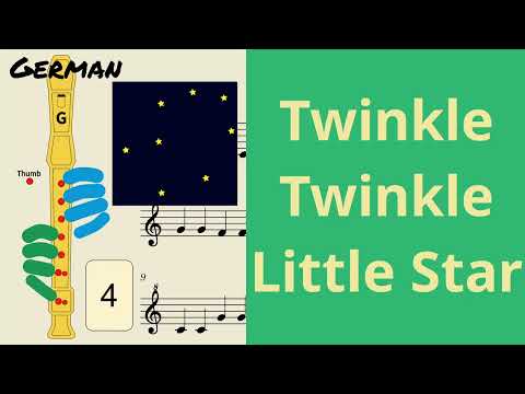 Twinkle Twinkle Little Star | German Soprano Recorder Tutorial by Notes to Play