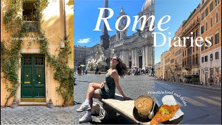rome travel vlog  arriving in italy lots of explor