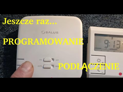 SALUS 091FLRFv2 controller - programming, connection