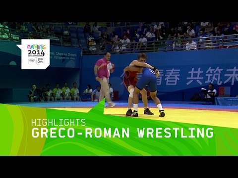 Men's Greco-Roman Wrestling 69Kg Medal Matches - Highlights | Nanjing 2014 Youth Olympic Games