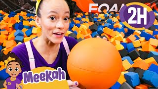Meekah Learns How to Flip at Sky Zone! 🤸♀️ Jumping, Counting & Trampoline Fun | Kids TV Shows