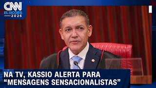Vídeo: Kassio faz alerta para "mensagens sensacionalistas" em pronunciamento na TV | CNN PRIME TIME