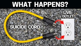 What Happens When You Plug a SUICIDE CORD in a LIVE OUTLET? Do Not Try This Ever