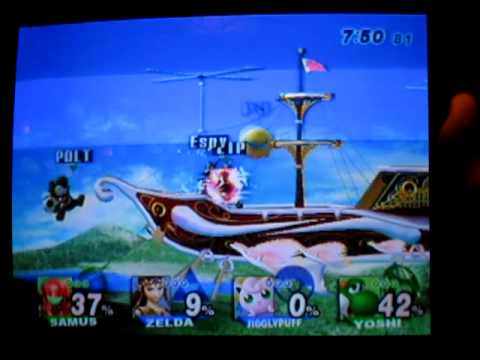 Espy (Zelda) & Kprime (Puff) vs. Esca (Samus) & Poltergust (Yoshi) 1-2