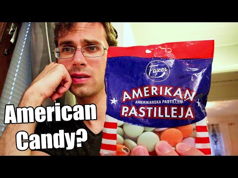 CANDY IN FINLAND - An American Trying "American" Candy and more!