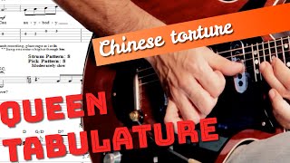 Chinese torture guitar cover lesson tab tutorial queen