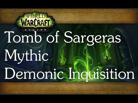 Tomb of Sargeras Mythic - Demonic Inquisition - Rank1 @ 1.12M hps - Holy Paladin POV