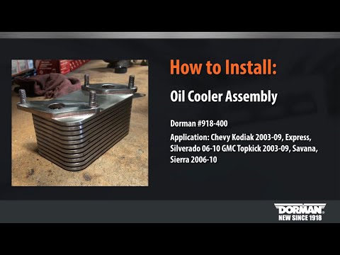 Engine oil cooler installation video by Dorman Products