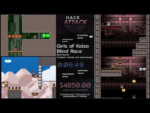 Girls of Kaizo Blind Level Race - Hack Attack 2019