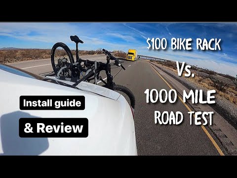 Budget Trunk Mounted Bike Rack // Installation, Review and 1000 Mile Road Test!
