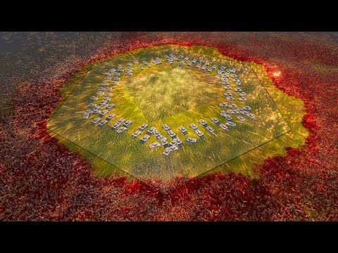 WW2 US Army Fort Defense VS 4 MILLION ZOMBIES! - Ultimate Epic Battle Simulator 2 UEBS 2