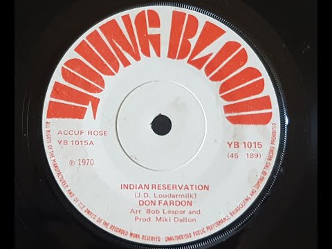 Don Fardon  'Indian Reservation'  1970 45 rpm