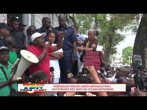 VERPLEEGKUNDIGEN LOPEN MISNOEGD WEG ONTEVREDEN MET BOD VAN VOLKSGEZONDHEID - PRIME 20 APRIL 2023