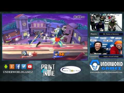 Smash Wii u weekly 13 - underworld gamez - Mr. Freeze vs baroness