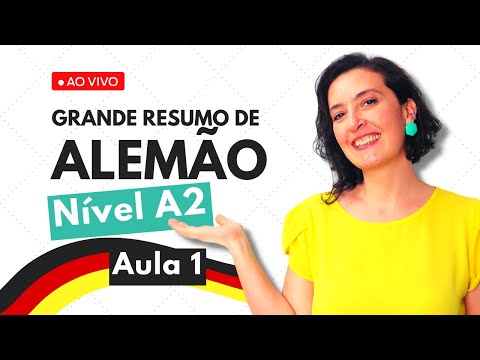 GRANDE RESUMO DE ALEMÃO PARA INICIANTES A2 [com material] - Aula 1
