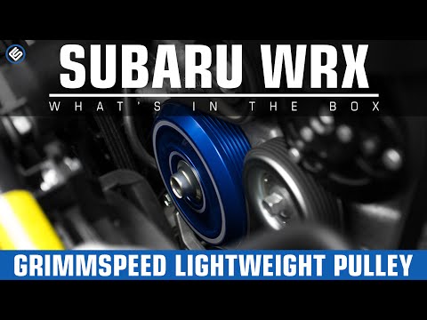 GrimmSpeed Lightweight Pulley - 2015 Subaru WRX Install/Review