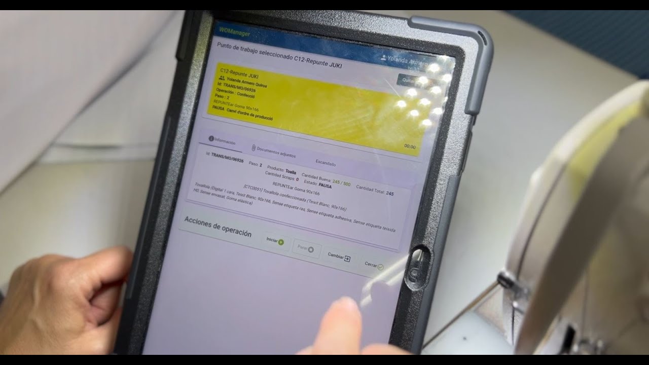 MACCION WOM digitalitza els processos de la secció de confecció de l'empresa ARPE