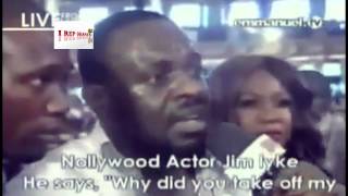 Jim Iyke's Deliverance From The Devil (Shocking Video!) @ TB Joshua's Synagougue Church
