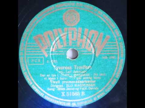 Tyvernes træffere - Elo Magnussen; Ellen Jansø; Valdemar Davids 1953