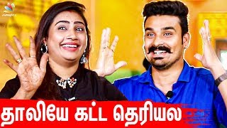 Daily HoneyMoon தான் | Myna Nandhini Yogeshwaran First Interview After Marriage | Vijay Tv video