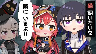 【手描き】猫アピールをスルーされて恥ずかしさに悶える猫汰つな【ぶいすぽっ!/一ノ瀬うるは/空澄セナ/猫汰つな】【マンガ動画/アニメ/VTuber】
