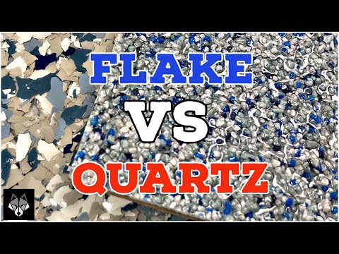 Epoxy Flake vs Quartz Flooring: What's the Difference?