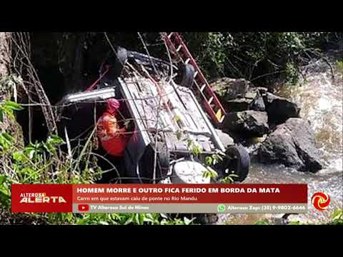 Homem morre em acidente em Borda da Mata: outro ficou ferido