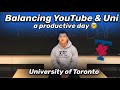 A Productive Day in The Life of a University of Toronto Student // How I Study for Midterms