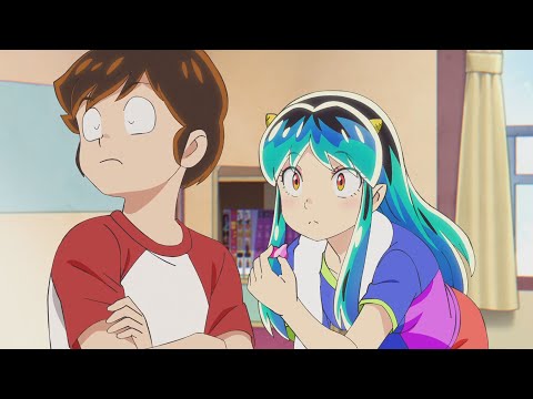 Lum-chan gives the "Love Potion" to Ataru in a candy form!!!  ^_^  "Urusei Yatsura 2022" - うる星やつら