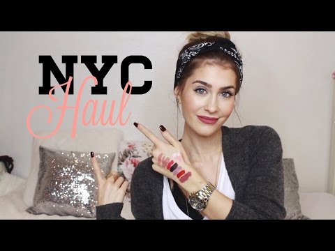 NYC HAUL - Sephora, Nike, Topshop, Urban Outfitters | BELLA Video