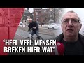 Fietsers glijden uit in scherpe bocht Amstel