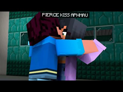 PIERCE KISS APHMAU 😱😱| FIRST MEET MEME | CHICKEN WINGS MEME - Minecraft Animation