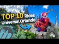 TOP 10 Rides At Universal Orlando