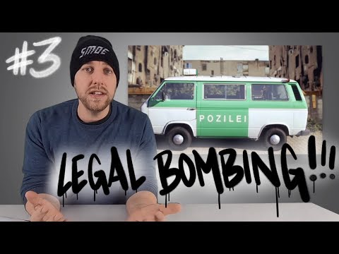 legal bombing on police car?!? #3 GRAFFCEMBER