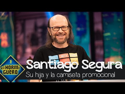 Santiago Segura y la ocurrencia de su hija con la camiseta de 'El sentido del humor' - El Hormiguero