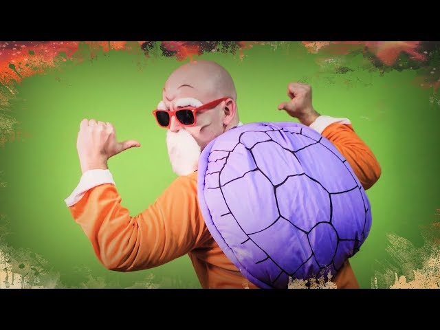 Vídeo relacionado con Funidelia Disfraz Oficial de Maestro Roshi - Dragon Ball para hombre, Pantalón, chaqueta, mochila, bigote con barba, gafas y calva - Traje para adultos para fiestas, Carnaval y Halloween - Talla XL
