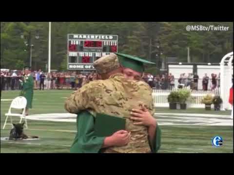 Army Sgt. surprises son at high school graduation