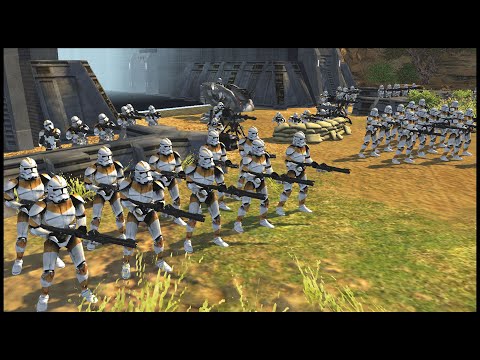 Protect the Republic Armory! - Men of War: Star Wars Mod Battle Simulator